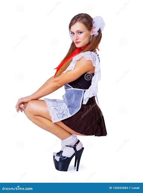 Schoolgirl Striptease .